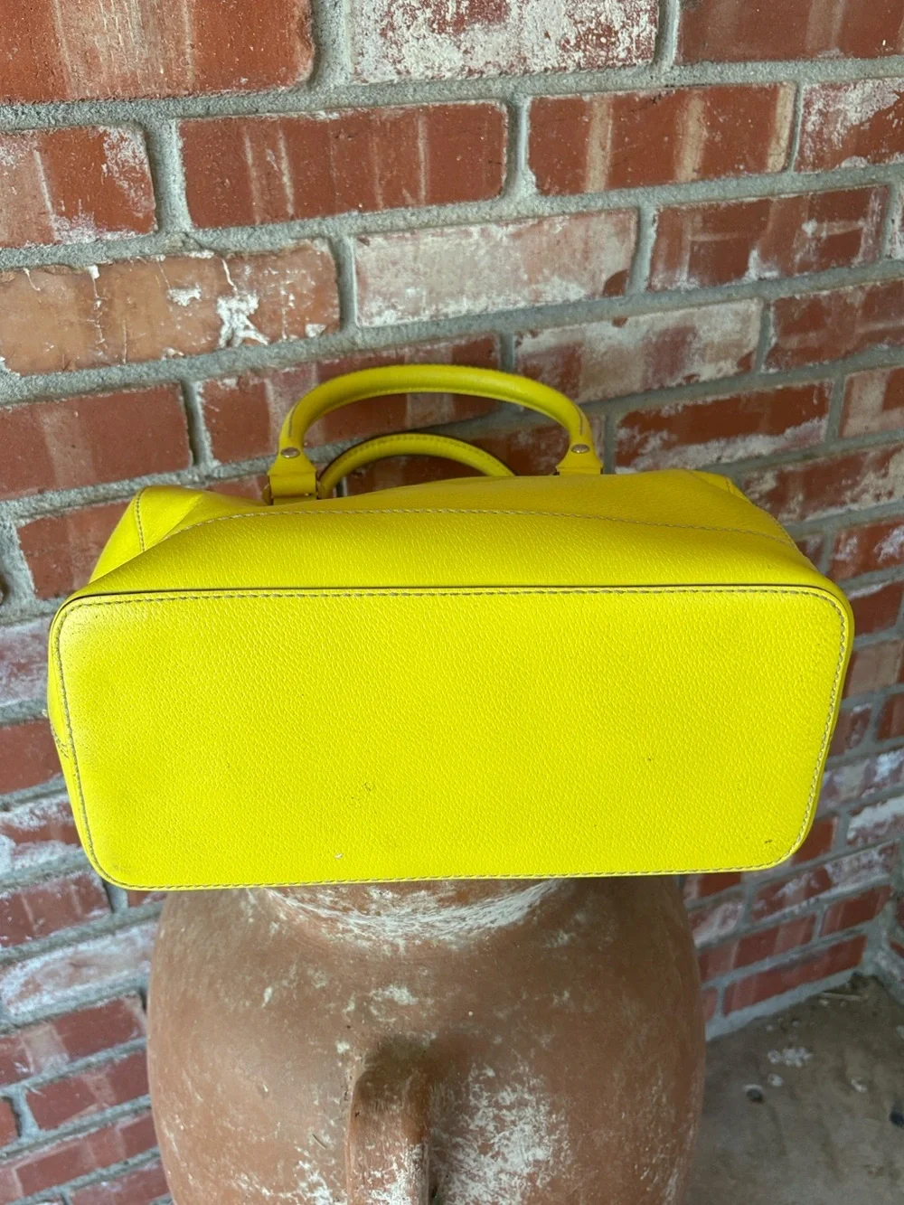 Kate Spade Sunshine Yellow Satchel Shoulder Top Handle Doctor Style Handbag